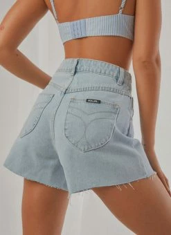 Rolla's Rolla's - Mirage Short - Nina Blue Organic