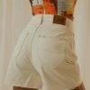 Lee - High Moms Short - Organic White
