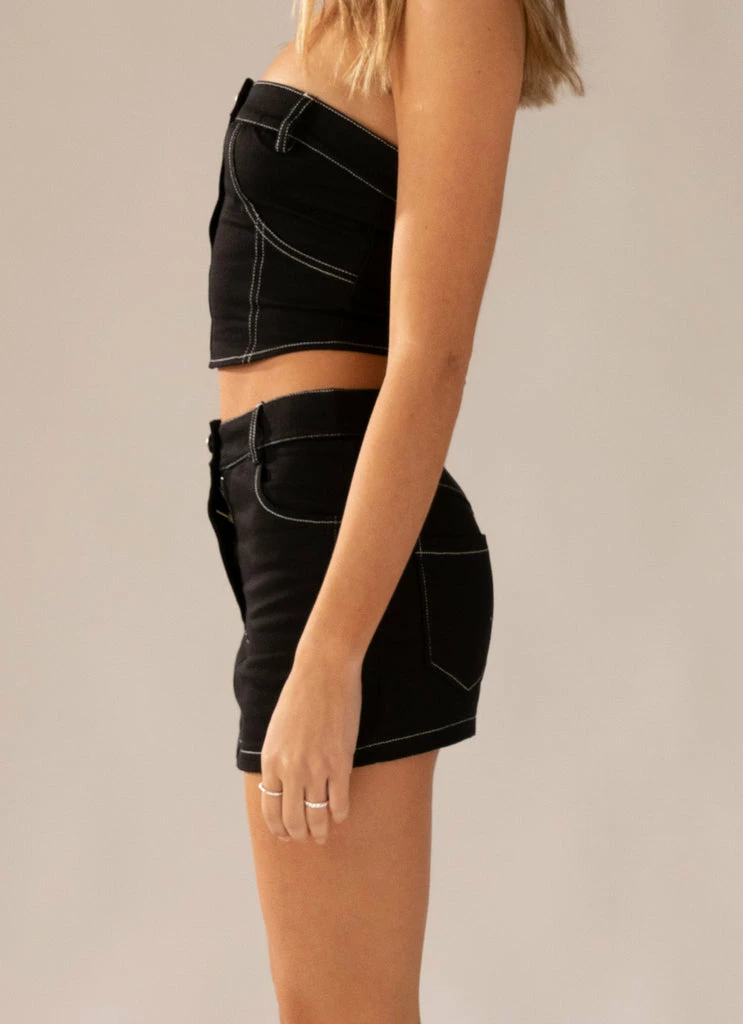 Peppermayo Exclusive - You Know The Drill Mini Skirt - Pitch - Image 4