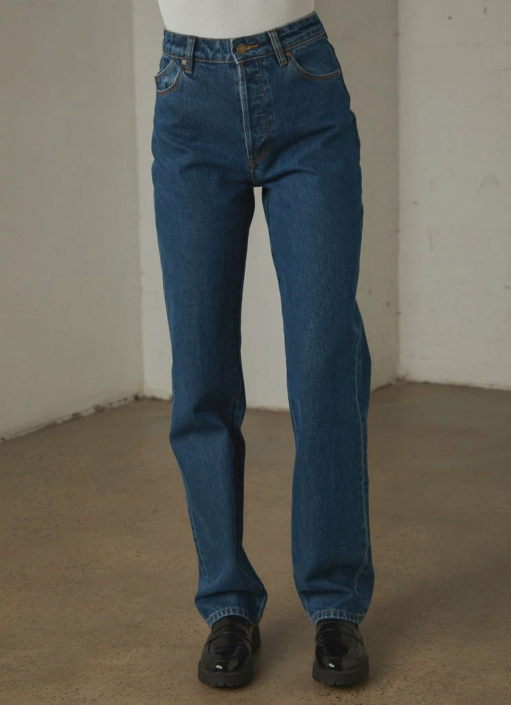 Rolla's Rolla's - Classic Straight Jean - Beverly Blue Organic - Image 3