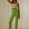 Peppermayo Exclusive - Electric Avenue Pants - Lime Wave