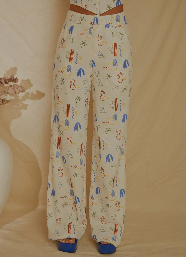 Peppermayo Exclusive - Isola Linen Pants - Santorini - Image 4