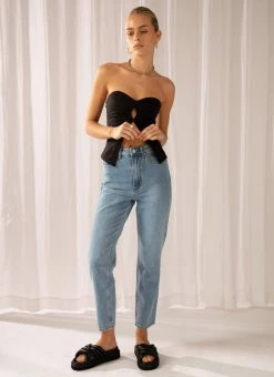 Lee - High Moms Jean - Creation Blue