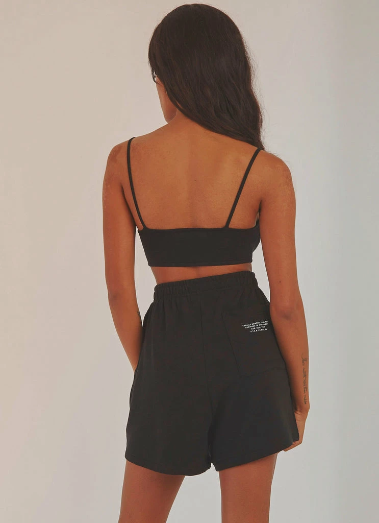 Thrills - Established Fleece Short - Black - Image 5