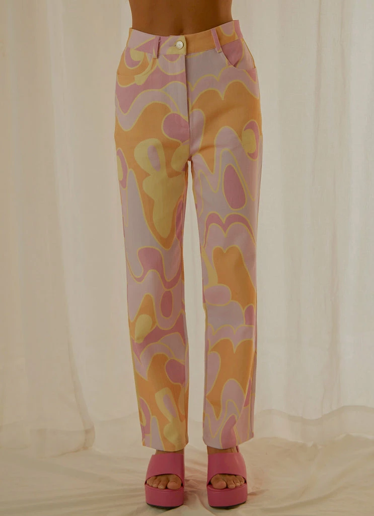 Peppermayo Exclusive - Keep Your Heart Pants - Pyschedelic - Image 3