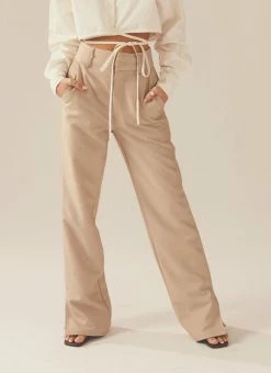 Peppermayo Exclusive - Nuance Suit Pants - Oatmeal
