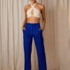 Peppermayo Exclusive - Set The Tone Suit Pants - Cobalt