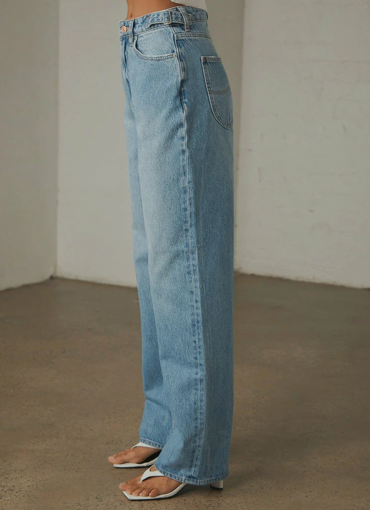 Lee - High Baggy Jean - Super Blue - Image 4