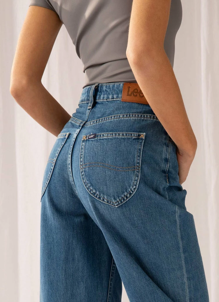 Lee - High Baggy Jean - Future Blue - Image 6