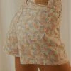 Cools Club - Jean Short - Peach Floral
