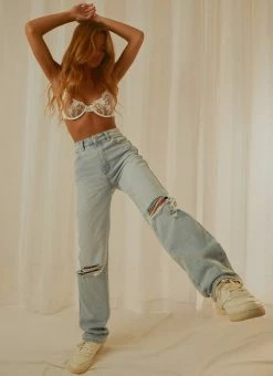 Abrand - A 94 High Straight Jean - Deanna Organic