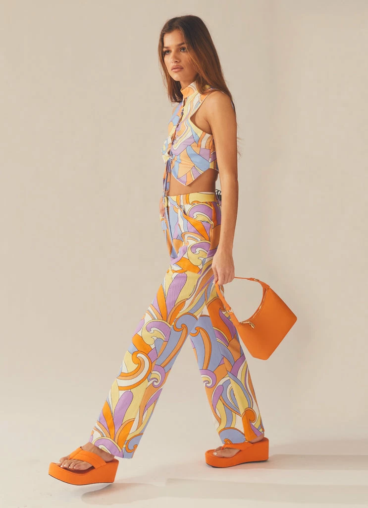 Peppermayo Exclusive - Evie Pants - Retro Swirl - Image 3