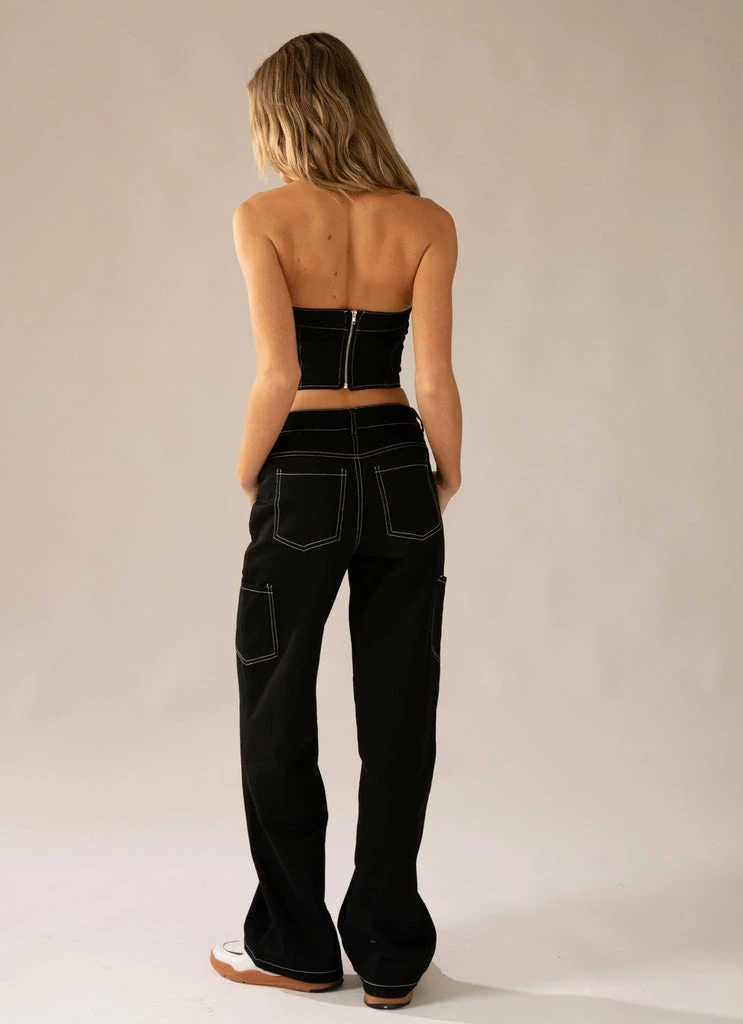 Peppermayo Exclusive - Working Overtime Utility Cargo Pants - Pitch - Image 4